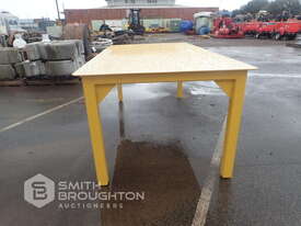 METAL WORK BENCH APPROX 2400MM X 1210MM X 900MM - picture0' - Click to enlarge