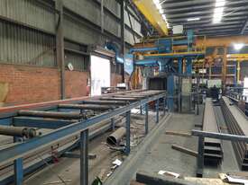 Shot blasting machine, working and available to see running - picture0' - Click to enlarge