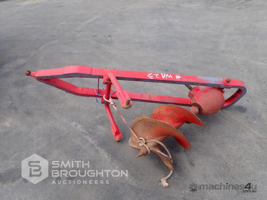 Used Massey Ferguson Mf1 3 Point Linkage Post Hole Digger 500mm Auger 3pl Tractor Post Hole 