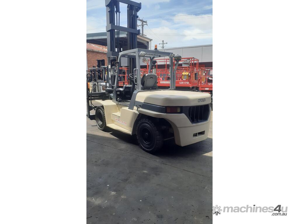 Used Crown 8 Ton Diesel Crown Forklift For Sale- 5600mm Lift Height ...