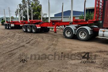 Plunkett B Double Logging Skel Trailer