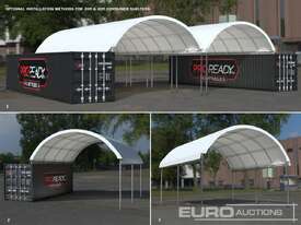 Unused 20'x20' Dome Shelter c/w Rear Wall - picture1' - Click to enlarge