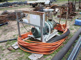 Pump on skid frame - picture0' - Click to enlarge