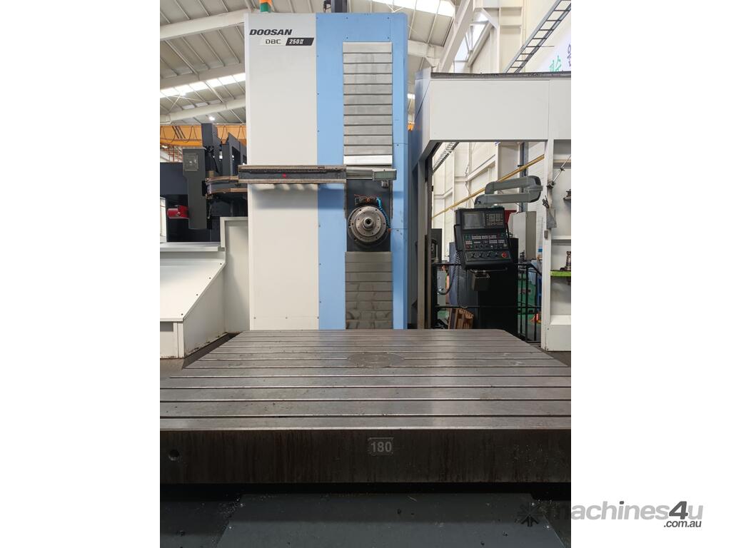 Used 2018 Doosan 2018 Doosan DBC-250II CNC Horizontal Boring Machine ...