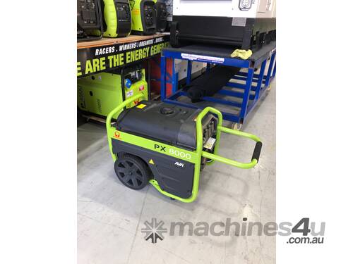 Pramac Portable Generator: 6KVA (PX8000) Petrol AVR w/ Electric Start