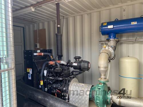 Irrigation pumping station portable