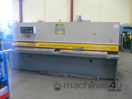 Used MM 3200mm x 6mm Hydraulic Guillotine with Power Backgauge