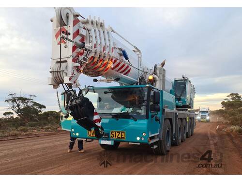 caption GLEASON CRANES 2017 LIEBHERR LTM 1160-5.2 ALL TERRAIN CRANE