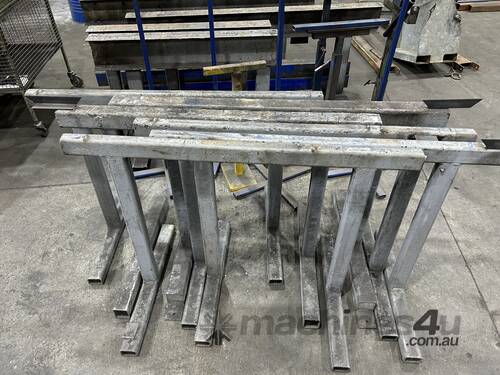 Assorted Quantity and Types of Trestles And Stands