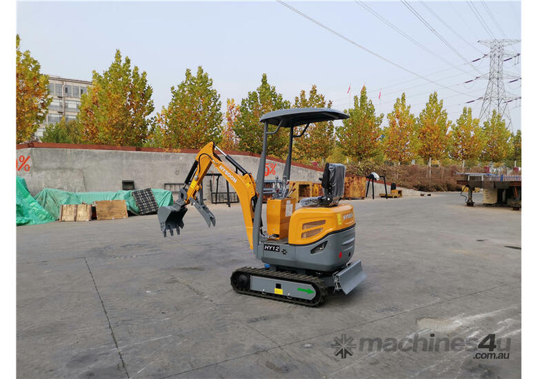 caption Hysoon HY12 Premium Mini Excavator 1.2T
