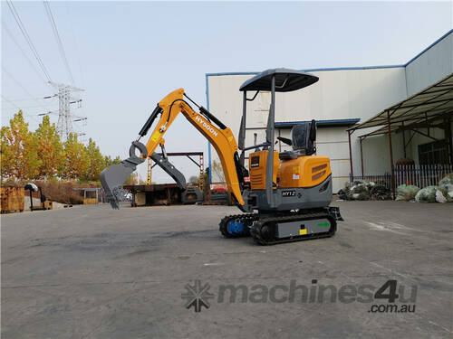 caption Hysoon HY12 Premium Mini Excavator 1.2T