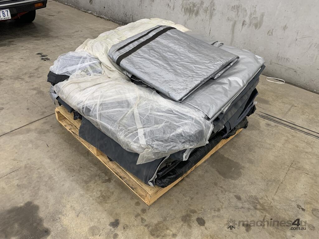 Used 1 x Pallet of Assorted Annexes and Tarps in Dandenong South, VIC
