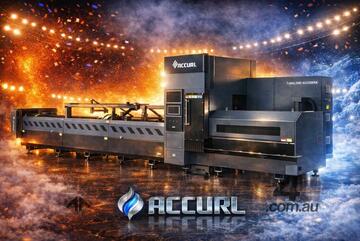 ACCURL TubeLINE BK SERIES 3KW | 6M LENGTH | 200MM OD TUBE LASER | BOCI HEAD | CYPCUT CONTROLLER