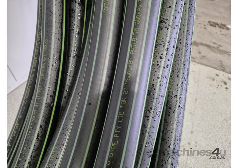 Used Green Stripe Poly Pipe Irrigation Pipe in , Listed on Machines4u