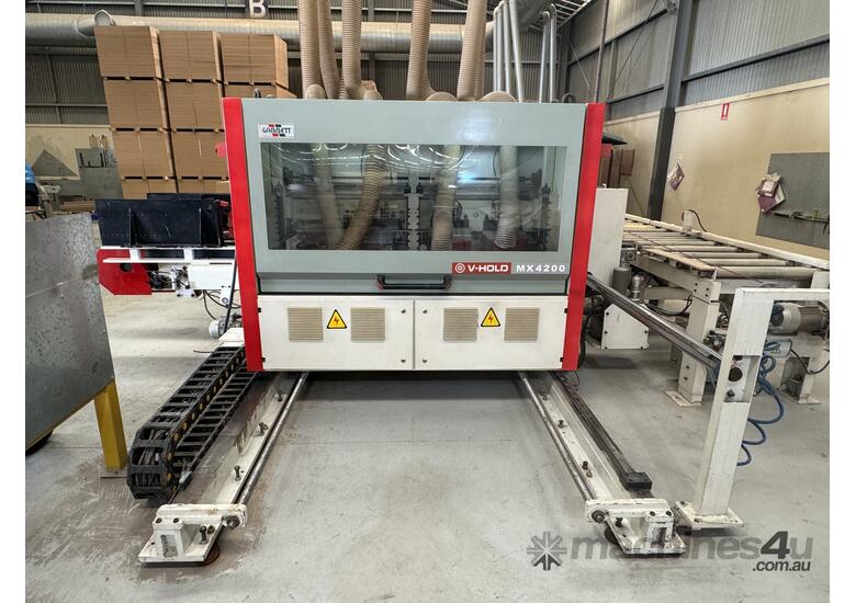 caption V-HOLD MX4200 | High-Speed Double End Tenoner | 2000mm Capacity | Precision & Versatility