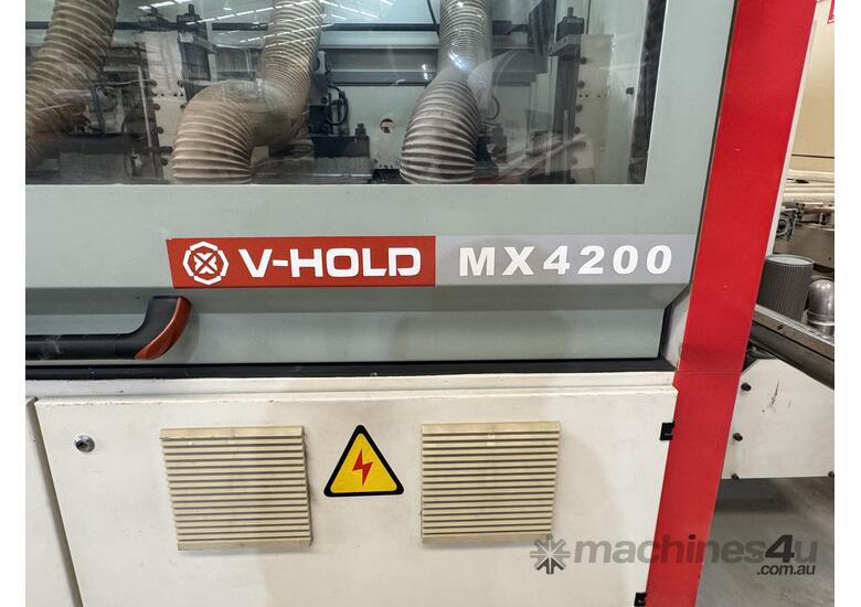 caption V-HOLD MX4200 | High-Speed Double End Tenoner | 2000mm Capacity | Precision & Versatility