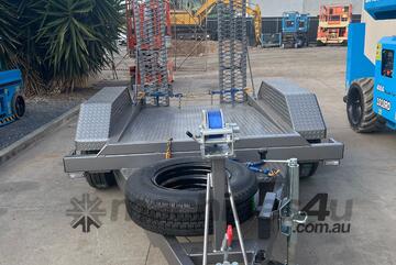 7x4 Scissor Lift Trailer -Tandem Axle