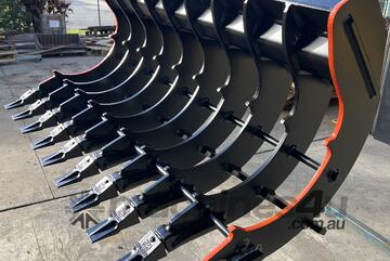 AUSTRALIAN MADE GEAR Multi Purpose Rake 1.2M 3.5T Excavators