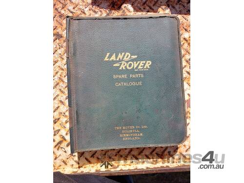 LAND ROVER Series 1 & 2 Parts Manual
