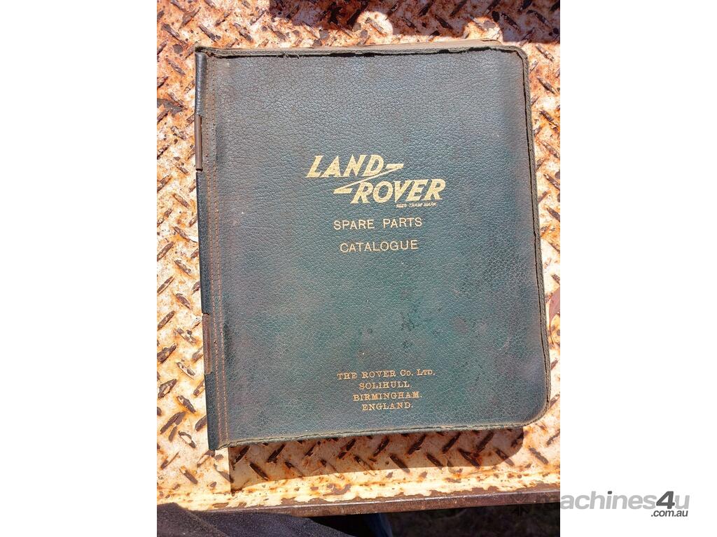 Buy Used land rover LAND ROVER Series 1 2 Parts Manual Truck and