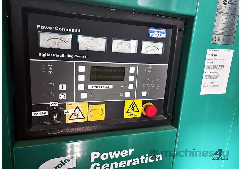 caption MACFARLANE - 1100kVA Used Cummins Enclosed Generator