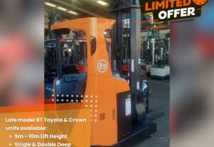 ACTIVE FORKLIFTS - HUGE High Reach Truck EOFY Sale! BT | TOYOTA | CROWN