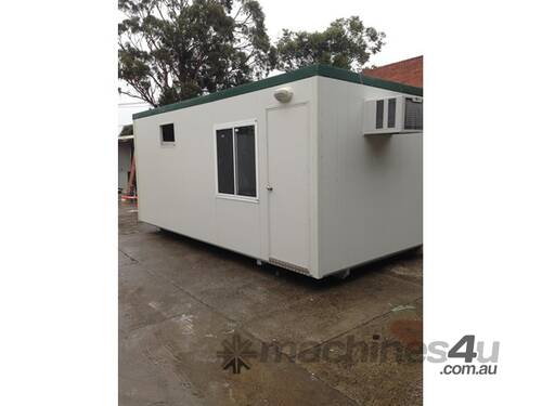 caption Auzbilt Two Room Portable Offices: 6m x 3m, For Sale