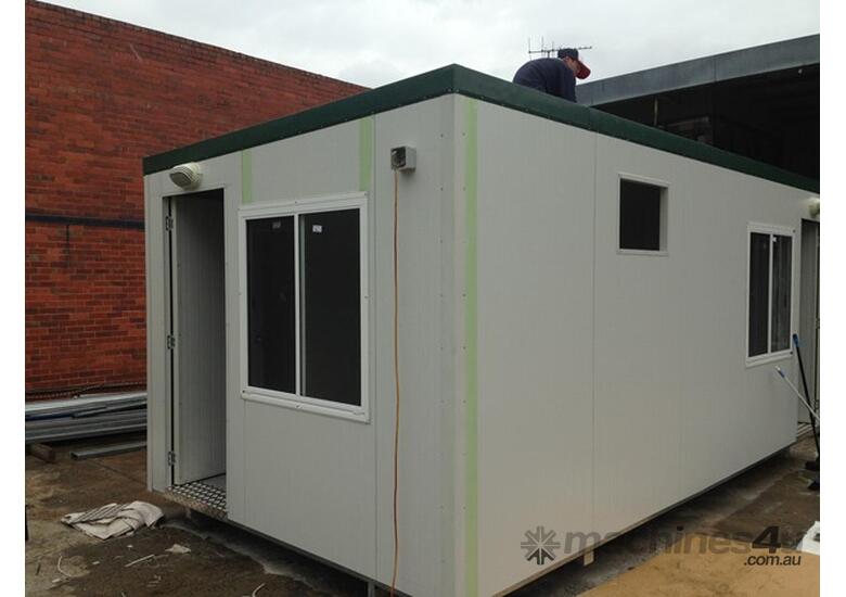 caption Auzbilt Two Room Portable Offices: 6m x 3m, For Sale