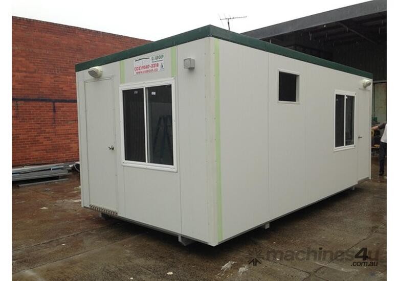 caption Auzbilt Two Room Portable Offices: 6m x 3m, For Sale