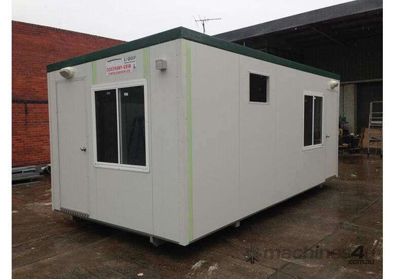 caption Auzbilt Two Room Portable Offices: 6m x 3m, For Sale