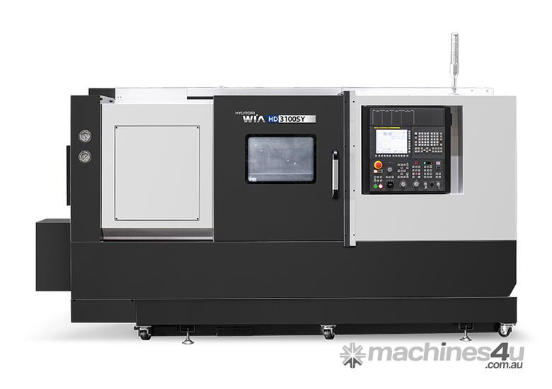 Hyundai-WIA HD3100SYA Slant Bed Y-Axis CNC Lathe w Sub Spindle - In Stock, 4-6 Weeks Delivery