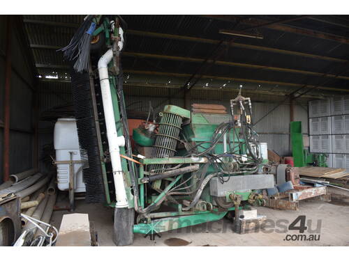 caption *Modified* Macadamia Harvester With Sweeper, Blower & Dehusker - Excellent Machine!