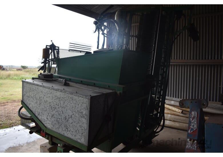 caption *Modified* Macadamia Harvester With Sweeper, Blower & Dehusker - Excellent Machine!