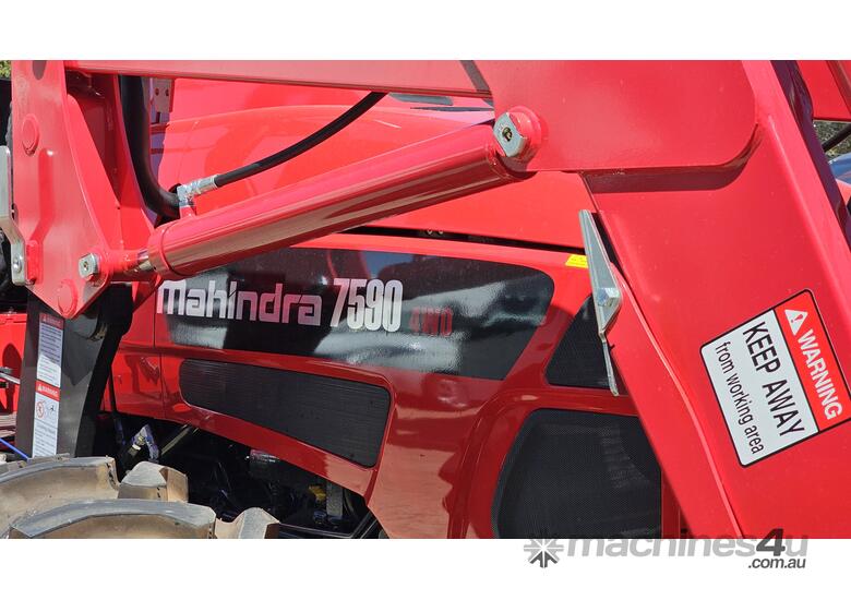 caption 2024 Mahindra 92HP 4WD Tractor with Loader – Ideal for Farm & Heavy Lifting