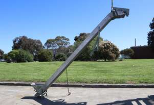 Motorised Incline Magnetic Belt Conveyor - 3.3m Long - Habasit