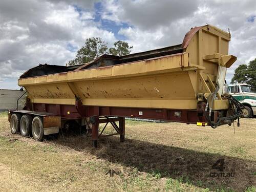 1998 HOWARD PORTER SIDE TIPPER TRAILER