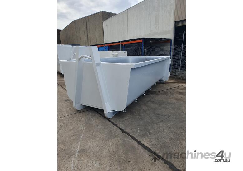 caption 15 Cubic Meter Standard Duty Tapered Hook Lift Bin - Heavy Duty!