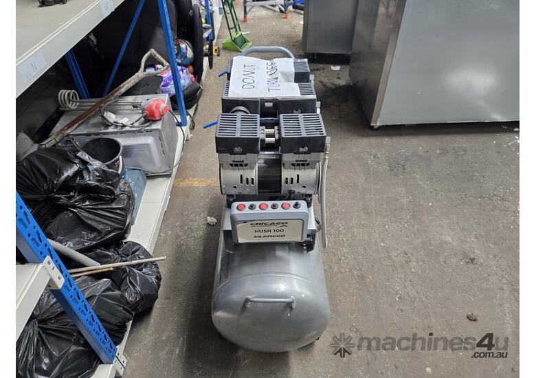 caption Chicago Hush 100 Silenced Air Compressor