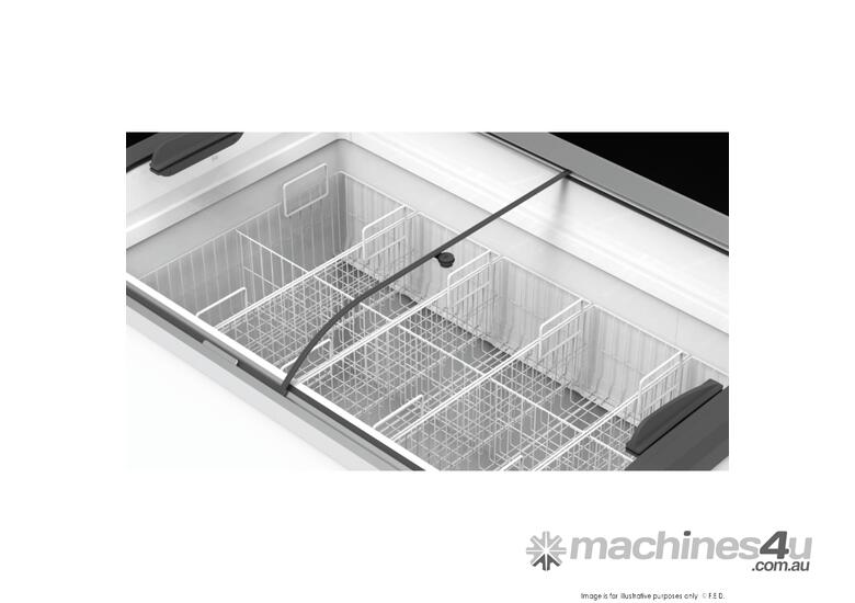 Thermaster Heavy Duty Supermarket Glass Sliding Lid Freezers 386L - SD-406K
