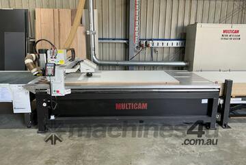 Multicam CNC - 2515 Vi - Scissor lift and Outfeed Conveyor - Location Corowa