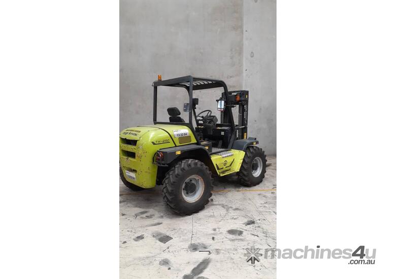 caption AGRIA TH250 Rough Terrain forklift