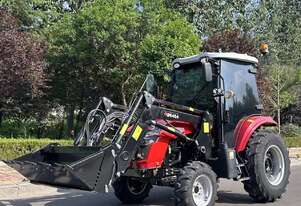 NEW UHI T454C, 45HP CAB TRACTOR WITH 7 ATTACHMENTS, (WA ONLY)