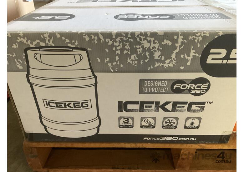 caption Pallet of IceKeg 2.5L, Buckets and Forza PVC Duct Tape
