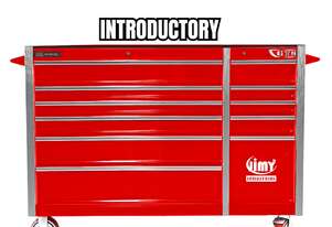 259Pc Introductory 11 Drawer 56 Tool Kit (Red)