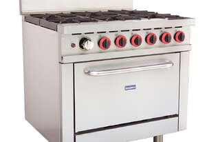 Gbs6Tlpg Gasmax 6 Burner With Oven Flame Failure