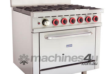 Gbs6Tlpg Gasmax 6 Burner With Oven Flame Failure