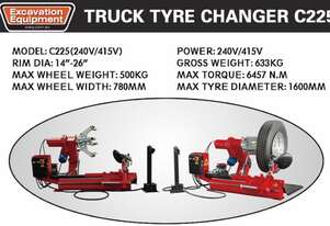 EXEQ Truck Tyre Changer - 240v EXEQ Truck Tyre Changer - 240v