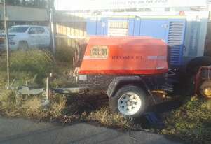 130 cfm Rotair Compressor , 3cyl Perkins engine , 393 hrs , 2011 model ,