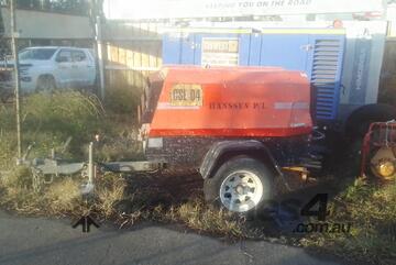 130 cfm Rotair Compressor , 3cyl Perkins engine , 393 hrs , 2011 model ,