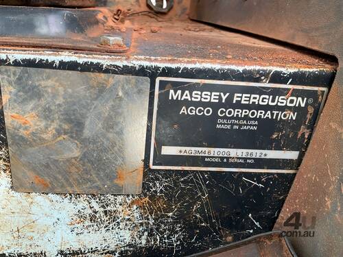 caption Massey Ferguson 4610 Agricultural Tractor